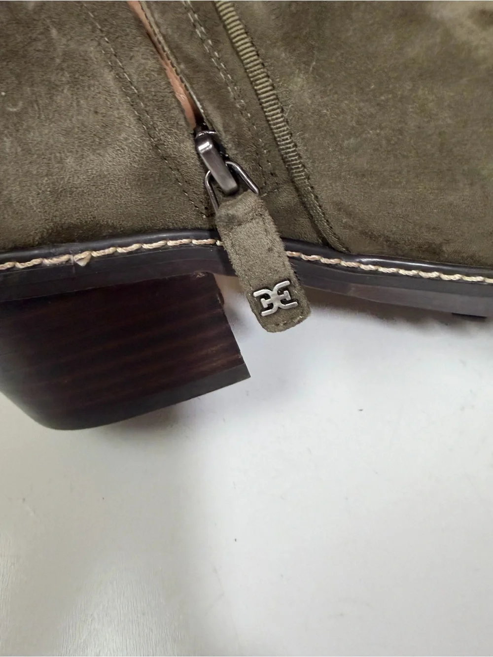 Sam Edelman Olive Pryce Waterproof Suede Leather Versatile Ankle Boots NWT 8.5